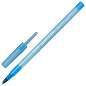 Ручки шариковые BIC "Round Stic", НАБОР 4 шт., СИНИЕ, узел 1 мм, линия письма 0,32 мм, пакет, 944176 (арт. 143975)