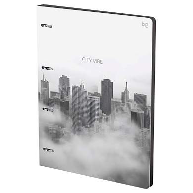 Тетрадь на кольцах А4, 120л., BG "City", картон, матовая ламинация (арт. 382714)