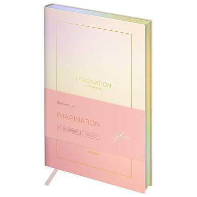 Ежедневник недатированный, А5, 136л., кожзам, Greenwich Line "Imagination. Glow", тон. блок, фольгир. срез (арт. 361485)