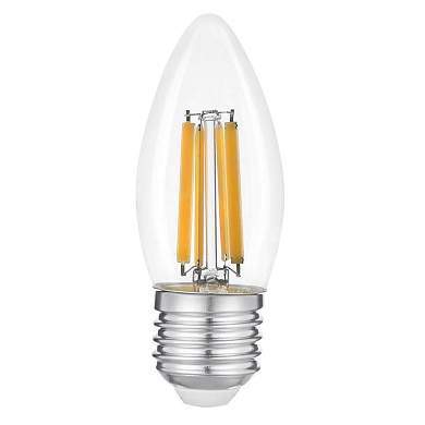 General филамент свеча E27 20W 6500K 6K 35x96 нитевидная, прозр фил GLDEN-CS-20-230-E27 6500 661511 (арт. 880061)