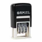 Датер-мини месяц цифрами, оттиск 20х3,8 мм синий, GRM 4810 BANK, 124131001 (арт. 237743)