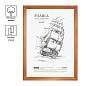 Рамка деревянная 21*30см, OfficeSpace, ЭКОНОМ, красное дерево (арт. 340125)