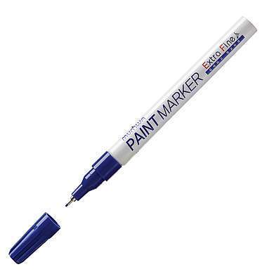 Маркер-краска MunHwa "Extra Fine Paint Marker" синяя, 1мм, нитро-основа (арт. 260037)
