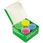 Краски пальчиковые флуоресцентные для малышей от 1 года, 4 цвета по 40 мл, BRAUBERG KIDS, 192399 (арт. 192399)