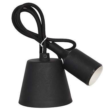 ASD/inHome патрон Е27 со шнуром для LED-UFO силикон черный 1м 8691 (арт. 604242)