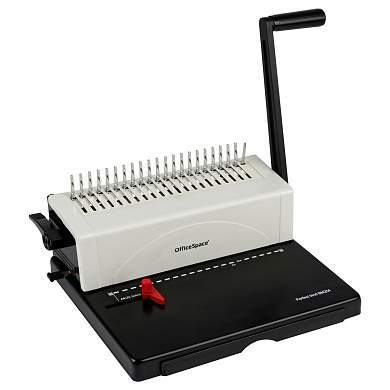 Брошюровщик OfficeSpace BM254 "Perfect bind" для пластиковых пружин, пробивает 25л., сшивает 500л. (арт. 347455)