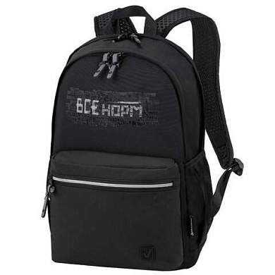 Рюкзак BRAUBERG FASHION CITY универсальный, 2 отделения, Norm, черный, 46х31х15 см, 272573 (арт. 272573)