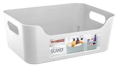 Корзина универсальная SCANDI 3,1л (24*17*9см), белая 433222616 Econova/Бытпласт (арт. 850391)