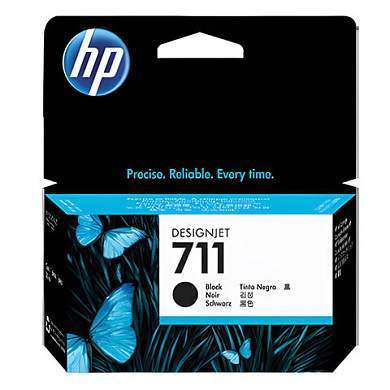 Картридж струйный для плоттера HP (CZ129A) DesignJet T120/T520, №711, черный, оригинальный (арт. 361141)