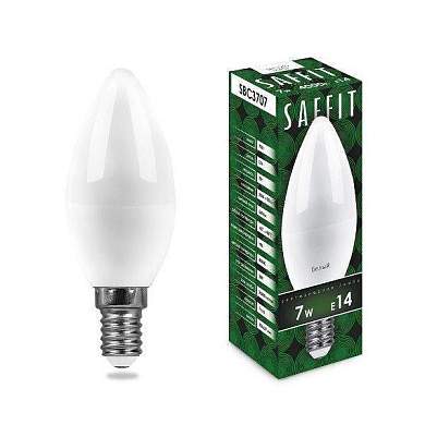 Saffit свеча C37 E14 7W(560Lm) 4000K 4K матовая 100x37 SBC3707 55031 (арт. 619341)