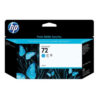 Картридж струйный для плоттера HP (C9371A) Designjet T610/795/1100 и др., №72, голубой, 130 мл, оригинальный (арт. 361341)