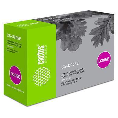 Картридж лазерный CACTUS (CS-D205E) для SAMSUNG ML-3710D/3710ND/SCX-5637/5737, ресурс 10000 стр. (арт. 362618)