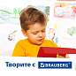 Картон цветной А4 ТОНИРОВАННЫЙ В МАССЕ, 50 листов, КРАСНЫЙ, 220 г/м2, BRAUBERG, 210х297 мм, 128982 (арт. 128982)