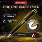 Ручка подарочная шариковая BRAUBERG "Perfect Black", корпус черный, узел 1 мм, линия письма 0,7 мм, синяя, 141416 (арт. 141416)