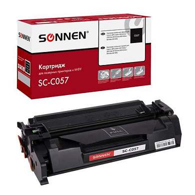 Картридж лазерный SONNEN (SC-C057) для CANON LBP223dw/LBP226dw/LBP228x/MF443dw/MF445dw/MF446x/MF449x, ресурс 3100 стр., 364096 (арт. 364096)