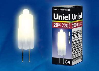 Uniel JC G4 220V 20W матовая JC-220/20/G4 FR (арт. 200835)