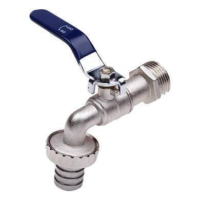 AQUALINK Кран шаровой водоразборный, под шланг, 3/4 безнапорный цинковый ECO, 3966 (арт. 774646)