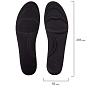 Стельки для обуви с ЭФФЕКТОМ ПАМЯТИ, материал MEMORY FOAM, размер RU 39-44 / EU 40-45, с линиями выреза, SHEGRA (ШЕГРА), 700745 (арт. 700745)