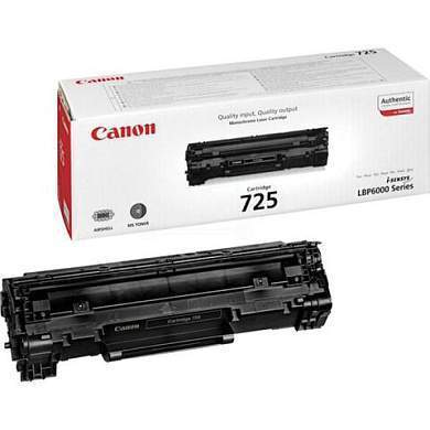 Картридж лазерный CANON (725) LBP6000/LBP6020/LBP6020B, оригинальный, ресурс 1600 стр., 3484B002 (арт. 360870)