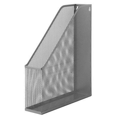 Лоток вертикальный для бумаг BRAUBERG "Germanium" (250х72х315 мм), металлический, серебряный, 231949 (арт. 231949)