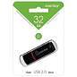 Флеш-диск 32 GB, SMARTBUY Crown, USB 2.0, черный, SB32GBCRW-K (арт. 512184)