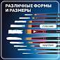 Кисти BRAUBERG PREMIUM, набор 10 шт. (синтетика, круглые № 1, 2, 3, 5, 8, плоские № 2, 4, 6, 8, 10), 201027 (арт. 201027)