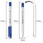 Ручка шариковая масляная BRAUBERG "Olive Pen", СИНЯЯ, корпус прозрачный, 0,7 мм, линия 0,35 мм, 141476 (арт. 141476)