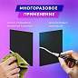 Ценник для мелового маркера А6 (10,5х14,9 см), КОМПЛЕКТ 10 шт., 3 мм, ПВХ, ЧЕРНЫЙ, BRAUBERG, 291288 (арт. 291288)