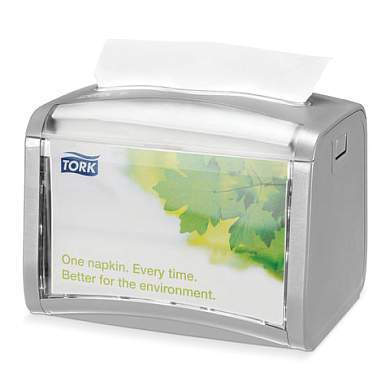 Диспенсер для салфеток TORK (Система N4) Xpressnap, настольный, серый, 272613 (арт. 601680)