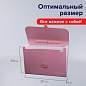 Папка-портфель пластиковая BRAUBERG А4 (327х254х30 мм), 13 отделений, розовая, 221441 (арт. 221441)