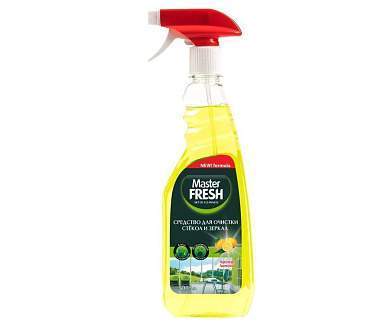Средство для стёкол c Ароматом лимона 500 мл с триггером Master FRESH (арт. 829184)
