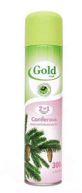 Освежитель воздуха GOLD WIND Coniferous (Хвойный) 300мл Сибиар (арт. 763381)