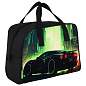 Сумка для занятий BRAUBERG KIDS с ручками, с плечевым ремнем, подкладка, 35x25x15 см, "Зеленый город", 274630 (арт. 274630)