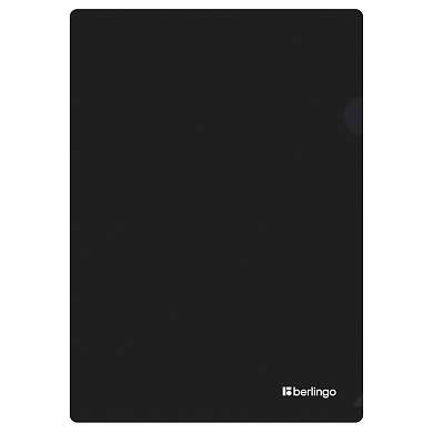 Папка-уголок Berlingo "Soft Touch", А4, 200мкм, софт-тач, черная (арт. 369453)