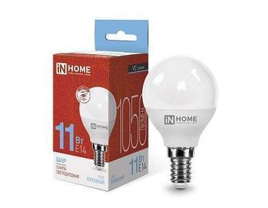 ASD/InHome VC шар P45 E14 11W(990lm) 6500K 6K 89x45 (без пульсации) 4929 (арт. 702884)