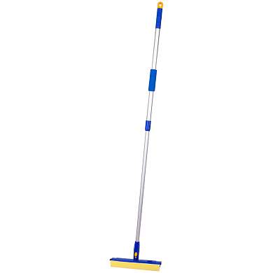 Стекломойка OfficeClean Professional, вращающ., телеск. ручка, раб. часть 25см (стяжка,губка,ручка) (арт. 266772)