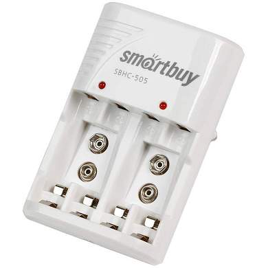 Зарядное устройство Smartbuy SBHC-505, AA, AAA, MN1604 (крона), без аккумуляторов (арт. 301282)