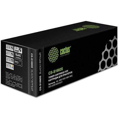 Картридж лазерный CACTUS (CS-S1660S) для SAMSUNG ML-1660/1665, ресурс 1500 страниц (арт. 361781)