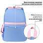 Рюкзак BRAUBERG PASTEL с термонашивками в комплекте, "Friendly bunnies", голубой, 40х29х14 см, 271423 (арт. 271423)