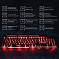 Клавиатура проводная SONNEN KB-7010, USB, 104 клавиши, LED-подсветка, черная, 512653 (арт. 512653)