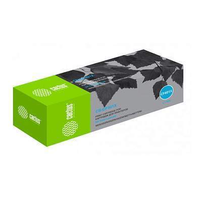 Картридж лазерный CACTUS (CS-CF401X) для HP LaserJet Pro M277n/dw/M252n/dw, голубой, ресурс 2300 стр. (арт. 362279)