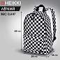 Рюкзак HEIKKI POSITIVE (ХЕЙКИ) универсальный, карман-антивор, Black and White, 42х28х14 см, 272543 (арт. 272543)