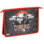 Папка для тетрадей 2 отделения А4 ArtSpace "Cerberus", пластик, на молнии (арт. 331397)