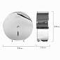 Диспенсер для туалетной бумаги LAIMA PROFESSIONAL INOX, (Система T1) БОЛЬШОЙ, нержавеющая сталь, зеркальный, 605701 (арт. 605701)