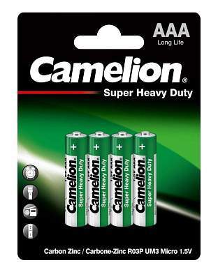 Элемент питания Camelion Heavy Duty Green R03/286 Bl4 (арт. 3804)