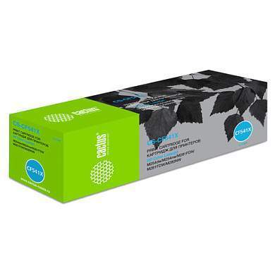 Картридж лазерный CACTUS (CS-CF541X) для HP LaserJet Pro M254/M280/M281, голубой, ресурс 2500 страниц (арт. 363046)