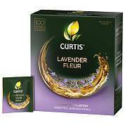 Чай CURTIS "Lavender Fleur" зеленый c лавандой, лепестками роз, 100 пакетиков в конвертах по 1,7 г, 102560 (арт. 623398)