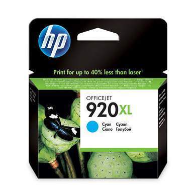 Картридж струйный HP (CD972AE) Officejet 6000/6500/7000, №920, голубой, оригинальный, 700 стр. (арт. 360798)