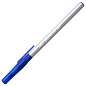 Ручка шариковая с грипом BIC "Round Stic Exact", СИНЯЯ, корпус серый, узел 0,7 мм, линия письма 0,28 мм, 918543 (арт. 141767)