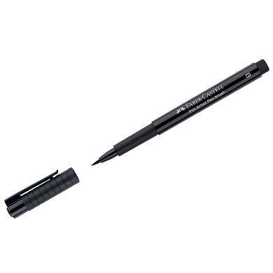Ручка капиллярная Faber-Castell "Pitt Artist Pen Brush" цвет 199 черная, пишущий узел "кисть" (арт. 290141)